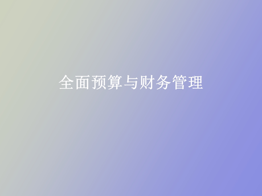 全面预算与财务管理.ppt_第1页