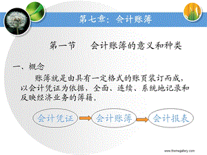 第一节会计账簿的意义和种类课件.ppt