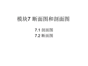 模块7剖面图与断面图.ppt