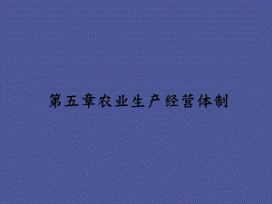 农业生产经营体制.ppt