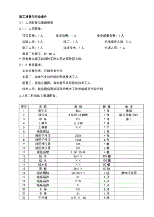 主变压器液压推行就位技术方案设计.doc