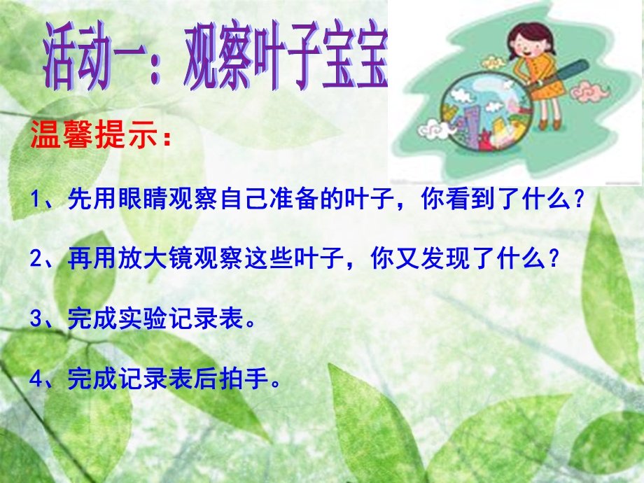 教科版科学三上《植物的叶》.ppt_第3页