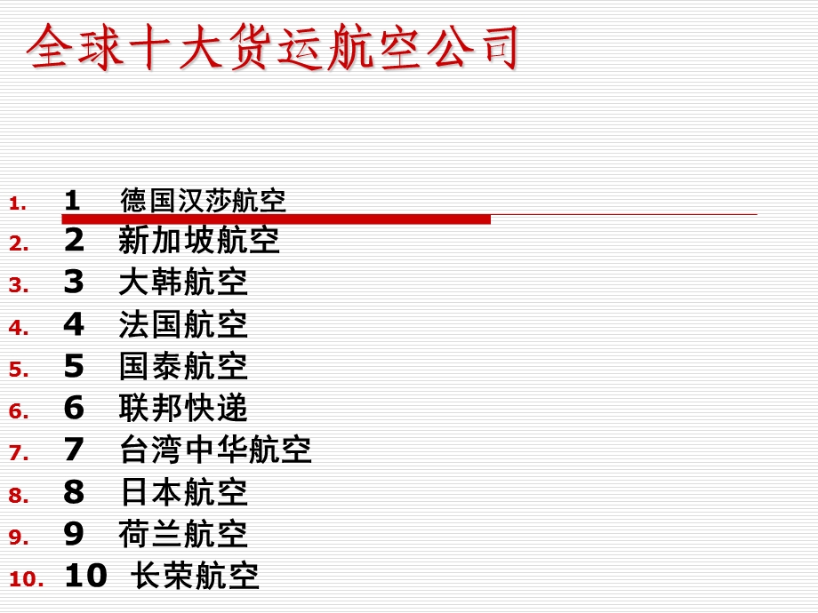 全球十大货运航空.ppt_第1页