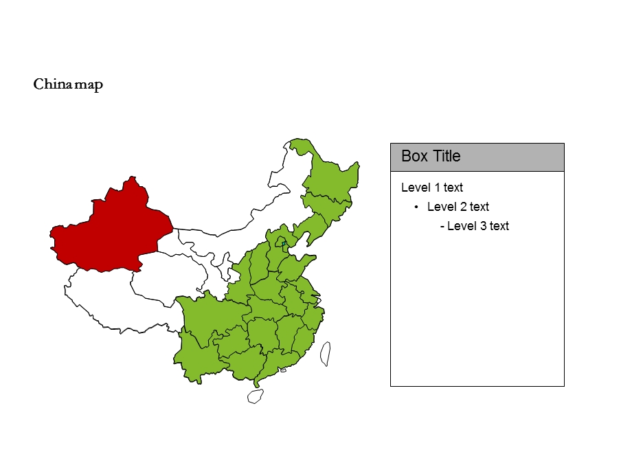 全国各个省份分省涂色地图-中国分省矢量地图.ppt_第3页