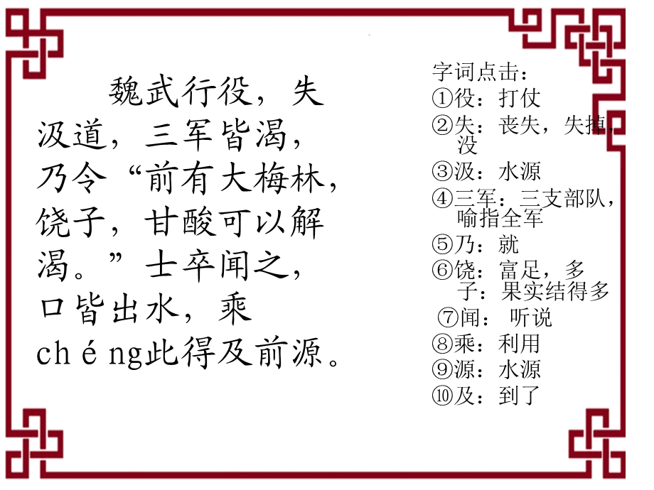 小古文望梅止渴.ppt_第3页