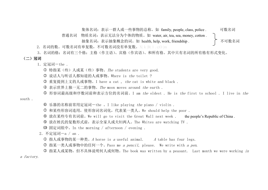 中考英语语法总复习(精华版).doc_第2页