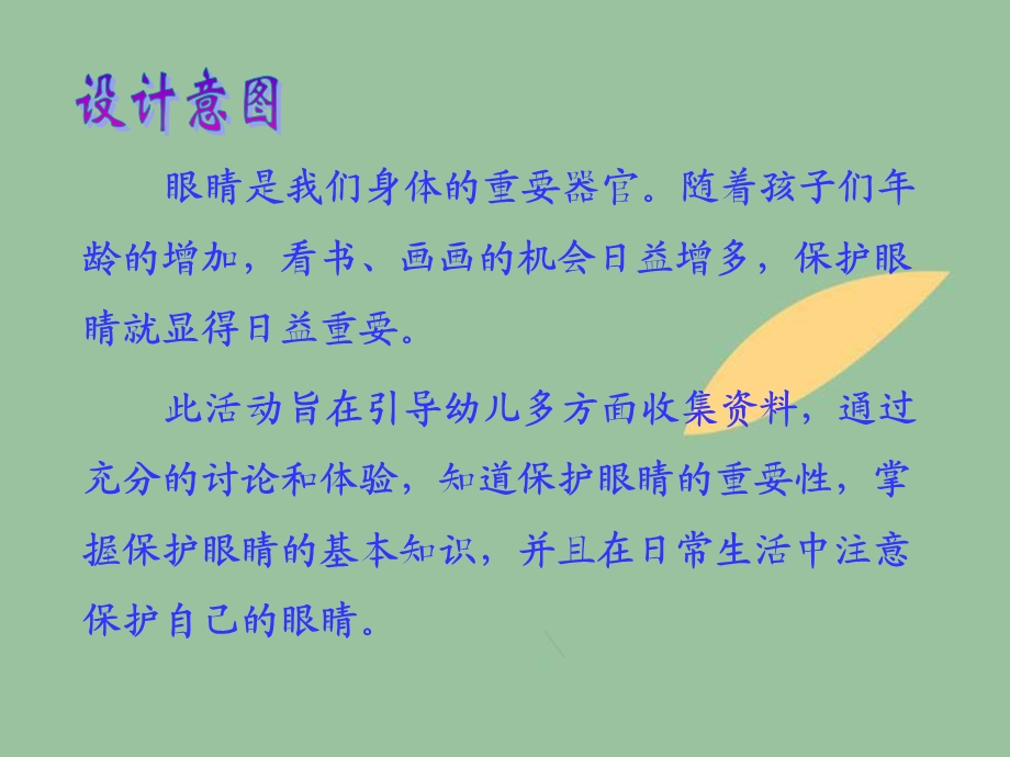 幼儿园大班健康活动：保护眼睛.ppt_第2页