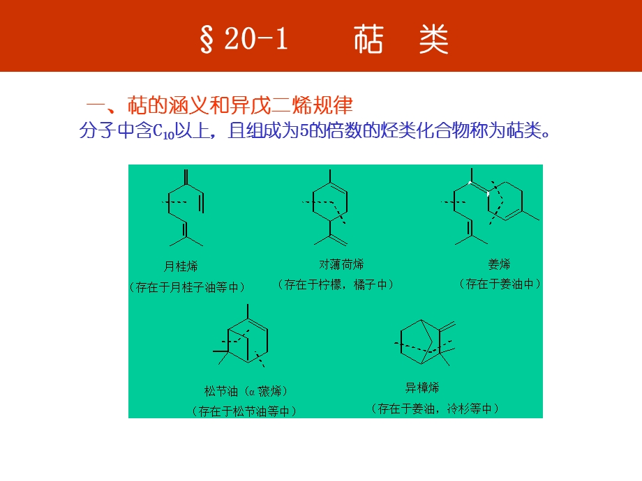 二十章萜类和甾族化合物.ppt_第2页