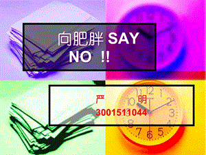 向肥胖SAYNO.ppt