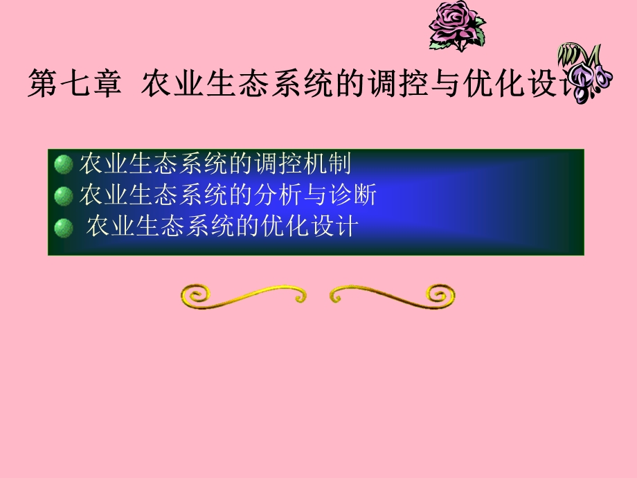 农业生态系统的调控与优化设计.ppt_第1页