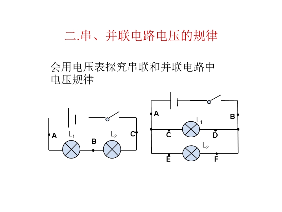 二串并联电路电压规律.ppt_第1页