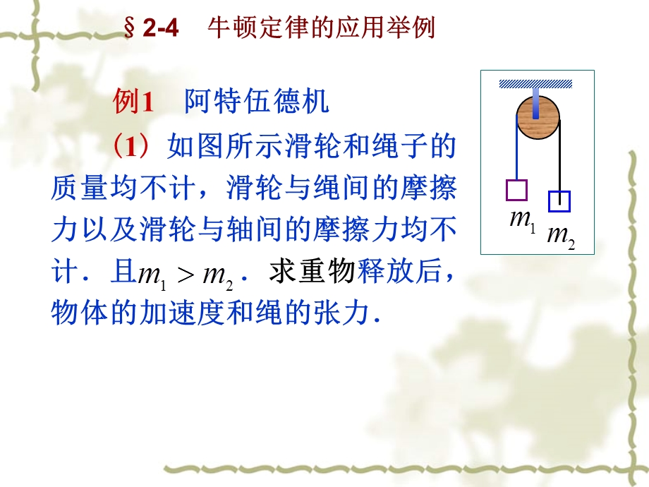 牛顿定律的应用举例.ppt_第2页