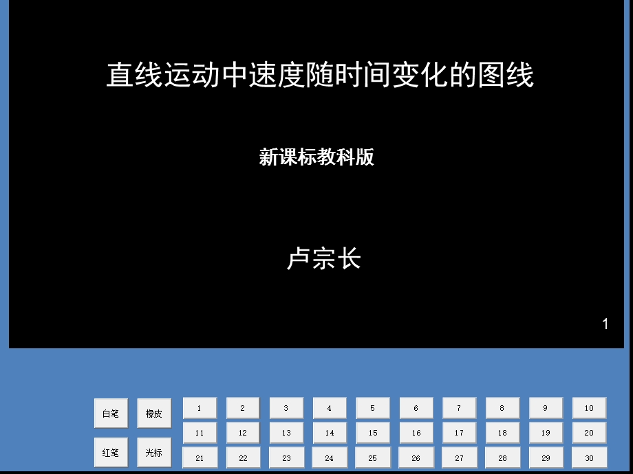 05直线运动中速度随时间变化的图象.ppt_第1页