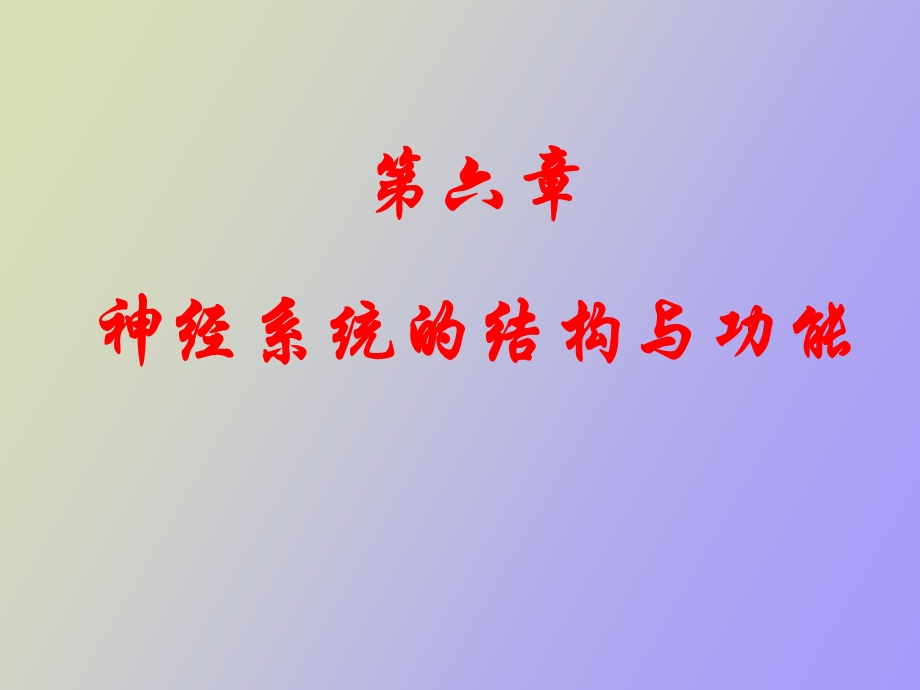 神经系统结构与功能.ppt_第1页