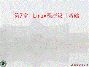 [其它课程]第7章Linux基础编程amp网络安全.ppt