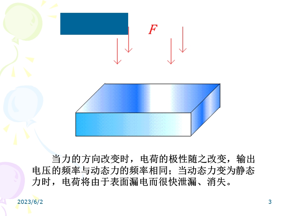 压电效应为基础在外力作用下在电介质表面产生电荷.ppt_第3页