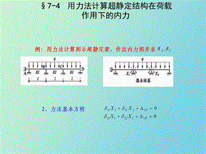 力法计算超静定结构举例.ppt