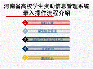 河南省高校学生资助信息管理系统录入操作流程介绍.ppt