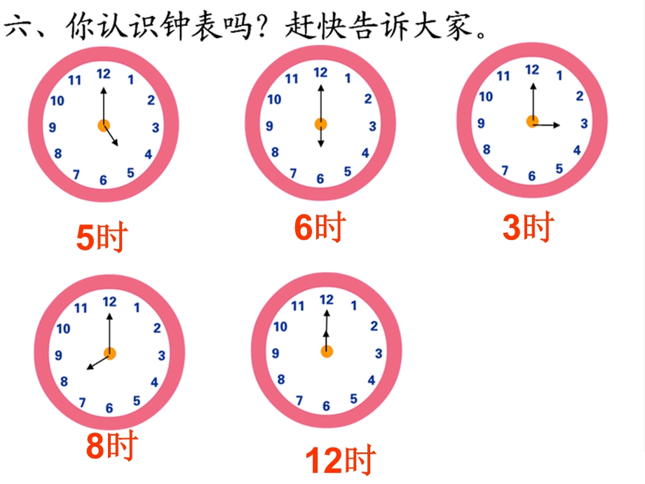 认识钟表练习题.ppt_第2页