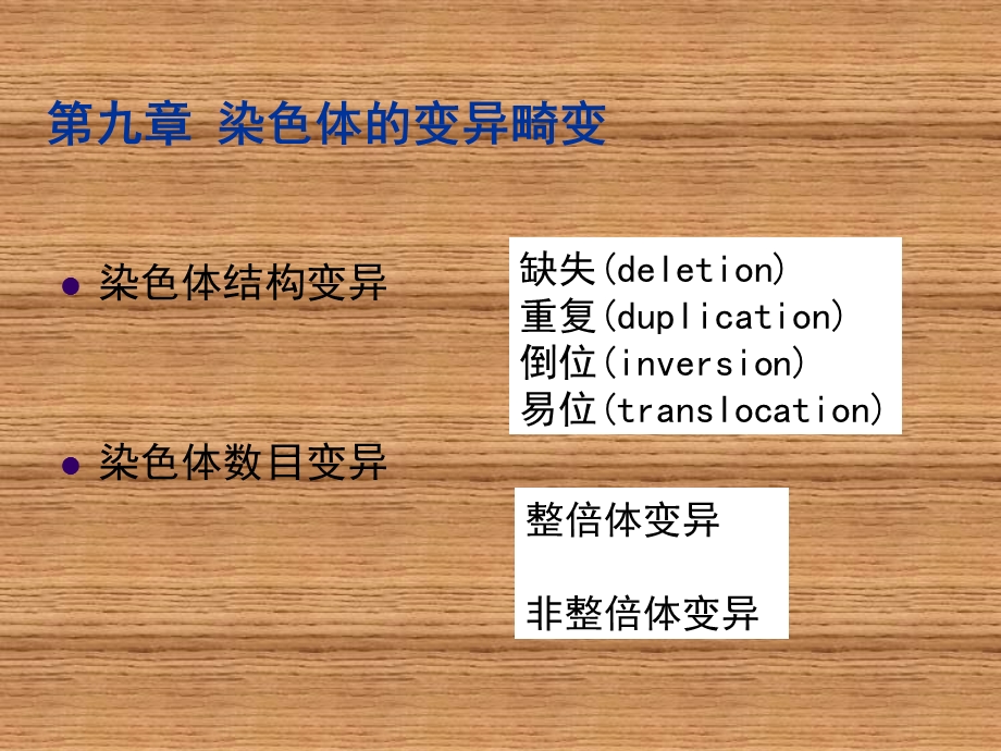 遗传学第9章染色体的变异.ppt_第1页