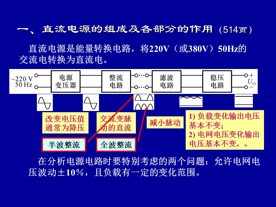 模电清华直流电源的组成单相整流滤波电路.ppt_第2页