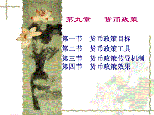 九章节货币政策.ppt