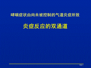 炎症反应的双通道.ppt