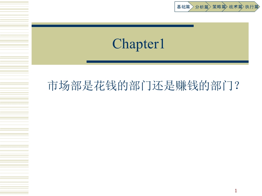 Chapter1市场部及产品经理职能.ppt_第1页