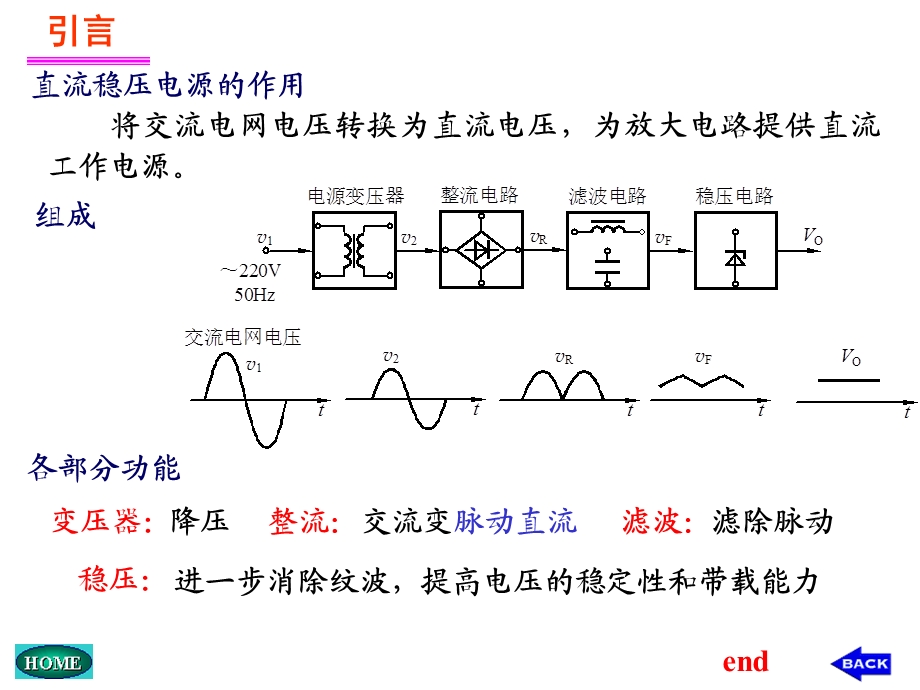 吉林大学模拟电路设计基础课程 ——第十章直流稳压电源.ppt_第2页