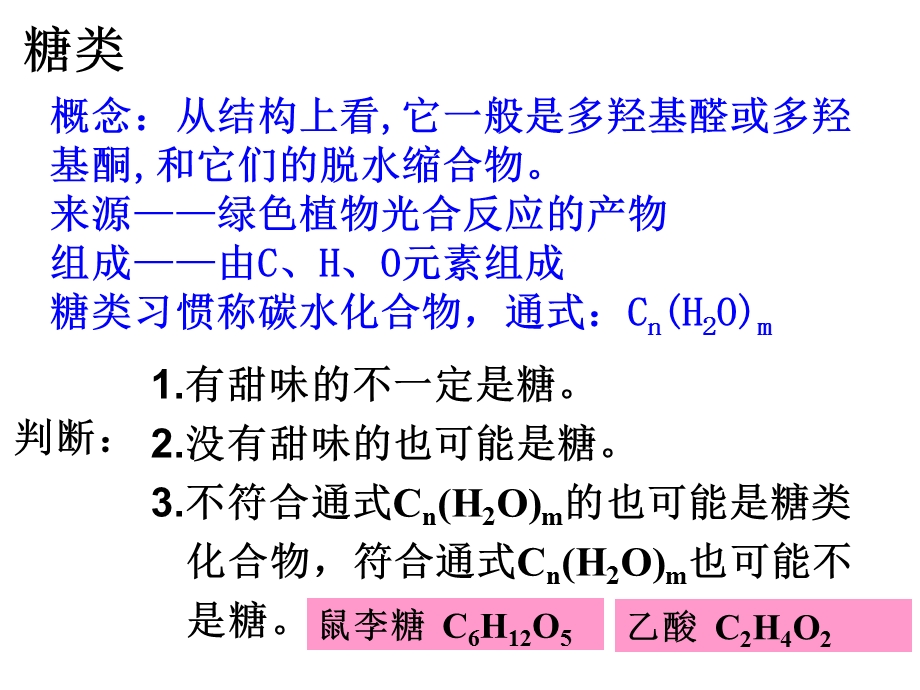 糖类课件(人教版化学选修5).ppt_第2页