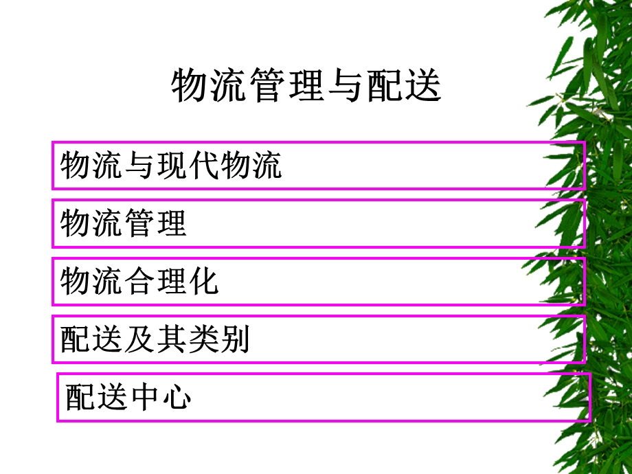 物流管理与配送.ppt_第1页