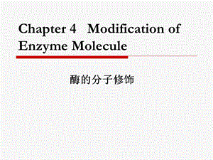 4酶的分子修饰.ppt