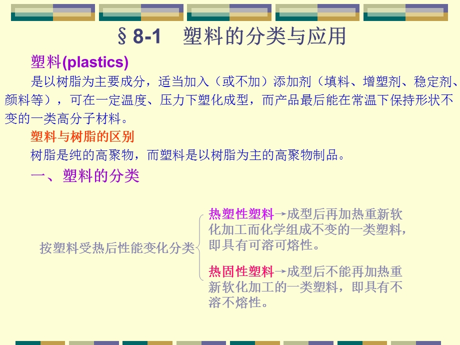 第八部分合成树脂及塑料syntheticresinandPlastics.ppt_第3页