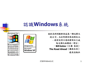 认识Windows系统.ppt