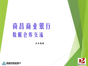 银行数据仓库解决方案交流.ppt