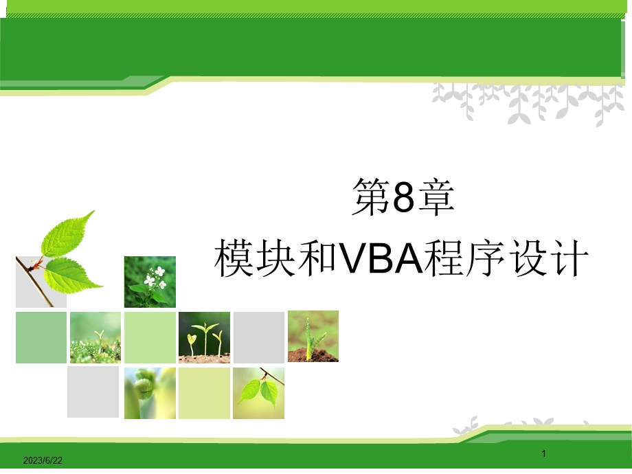 模块和VBA程序设计.ppt_第1页