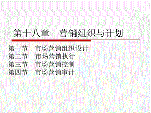 营销组织与计划.ppt