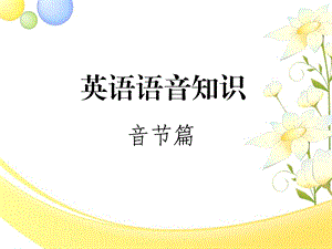 英语语音知识(音节划分篇).ppt