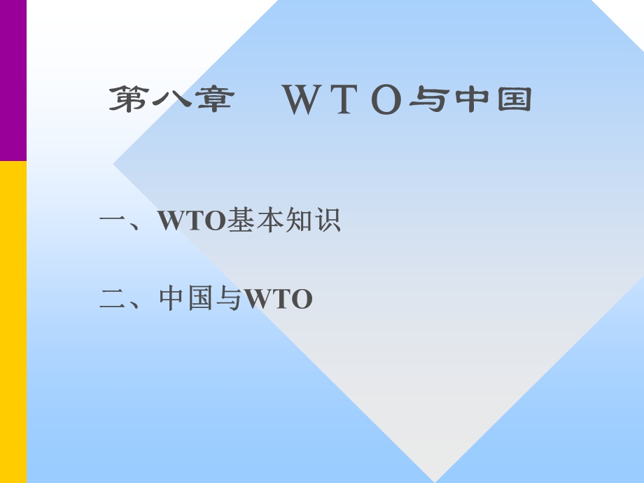 第八章WTO与中国.ppt_第1页