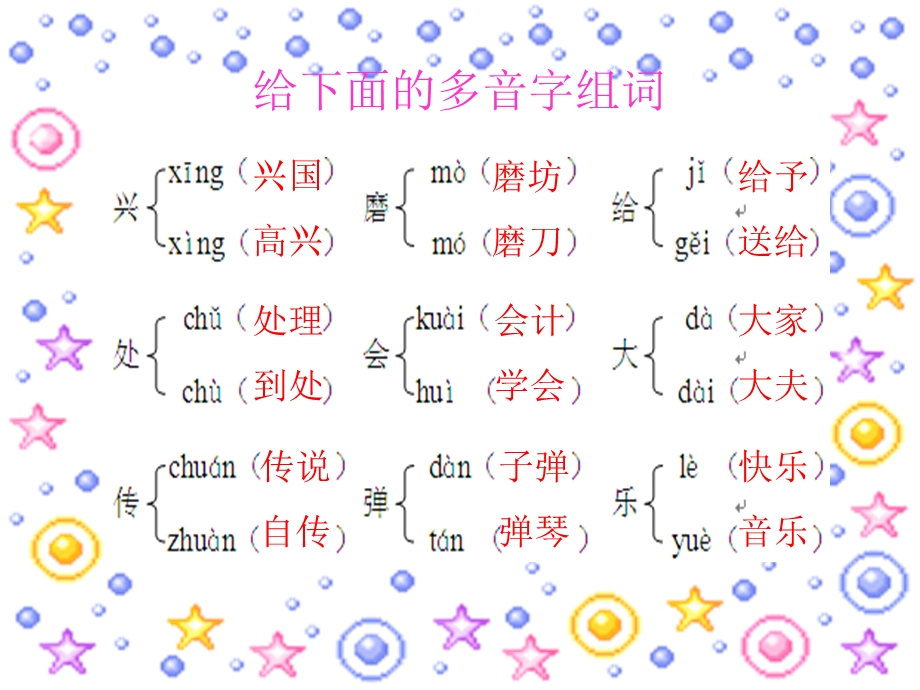 给下面的多音字组词.ppt_第2页