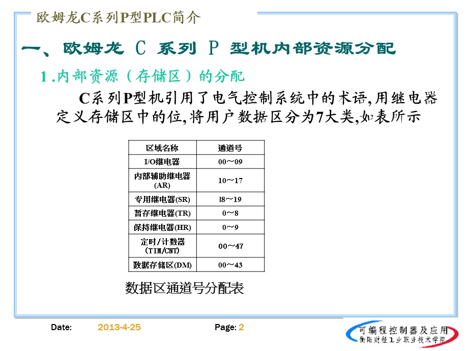 欧姆龙plc的入门学习.ppt_第2页