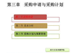 采购申请与采购计划第三章.ppt