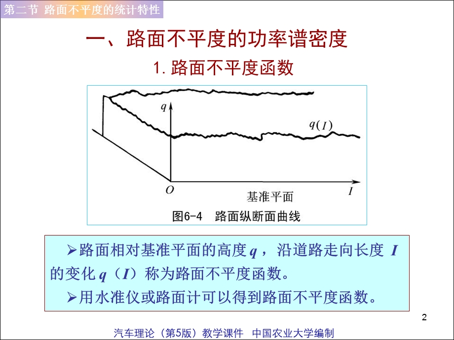 路面不平度的统计特性.ppt_第2页