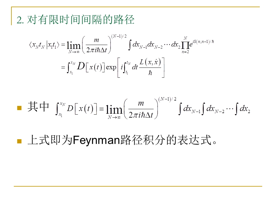 九Feynman路径积分公式.ppt_第2页