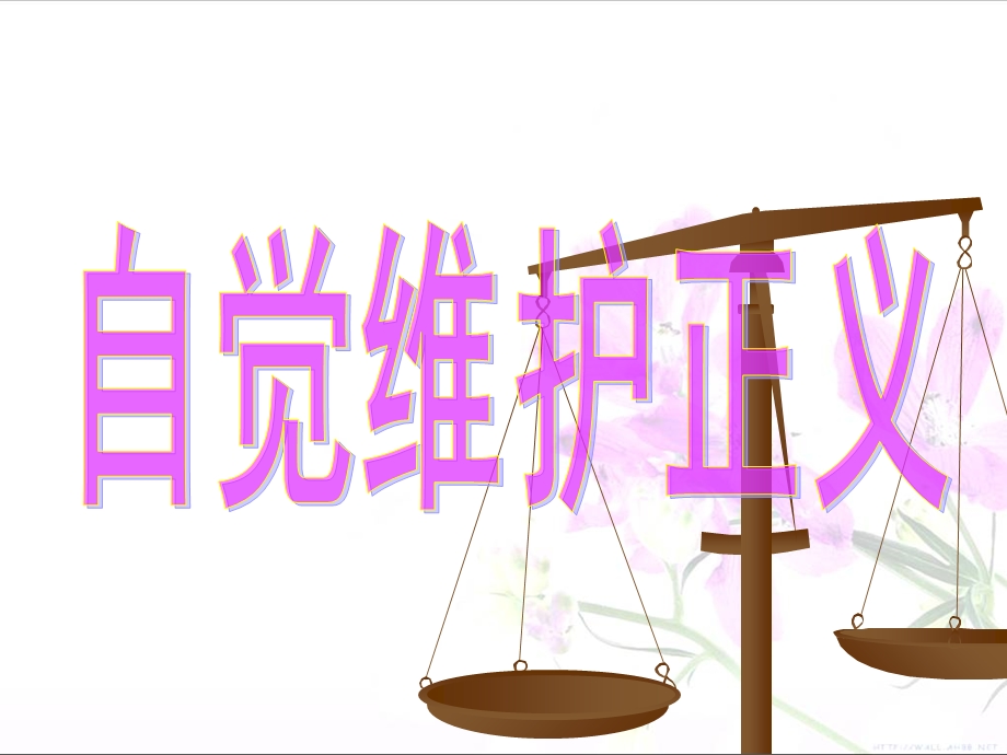 自觉维护社会正义.ppt_第1页