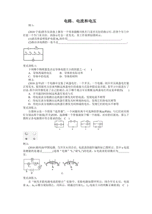 专题18电路电流及电压.doc