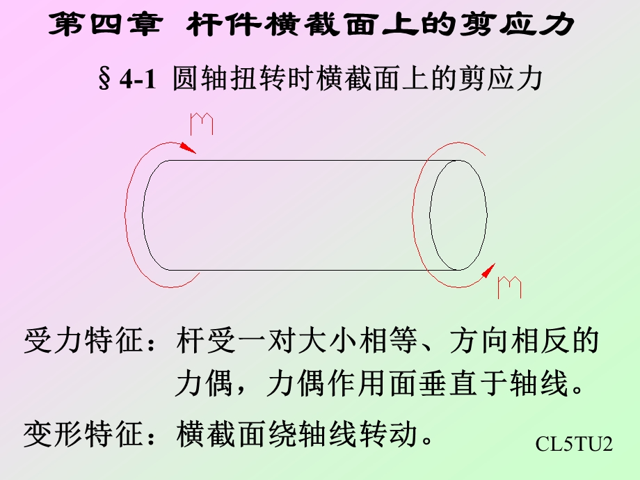 第四章杆件横截面上的剪应力(材料力学课件).ppt_第1页