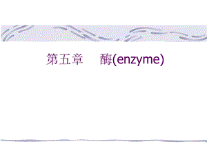 生物化学简明教程第四版第五章酶.ppt