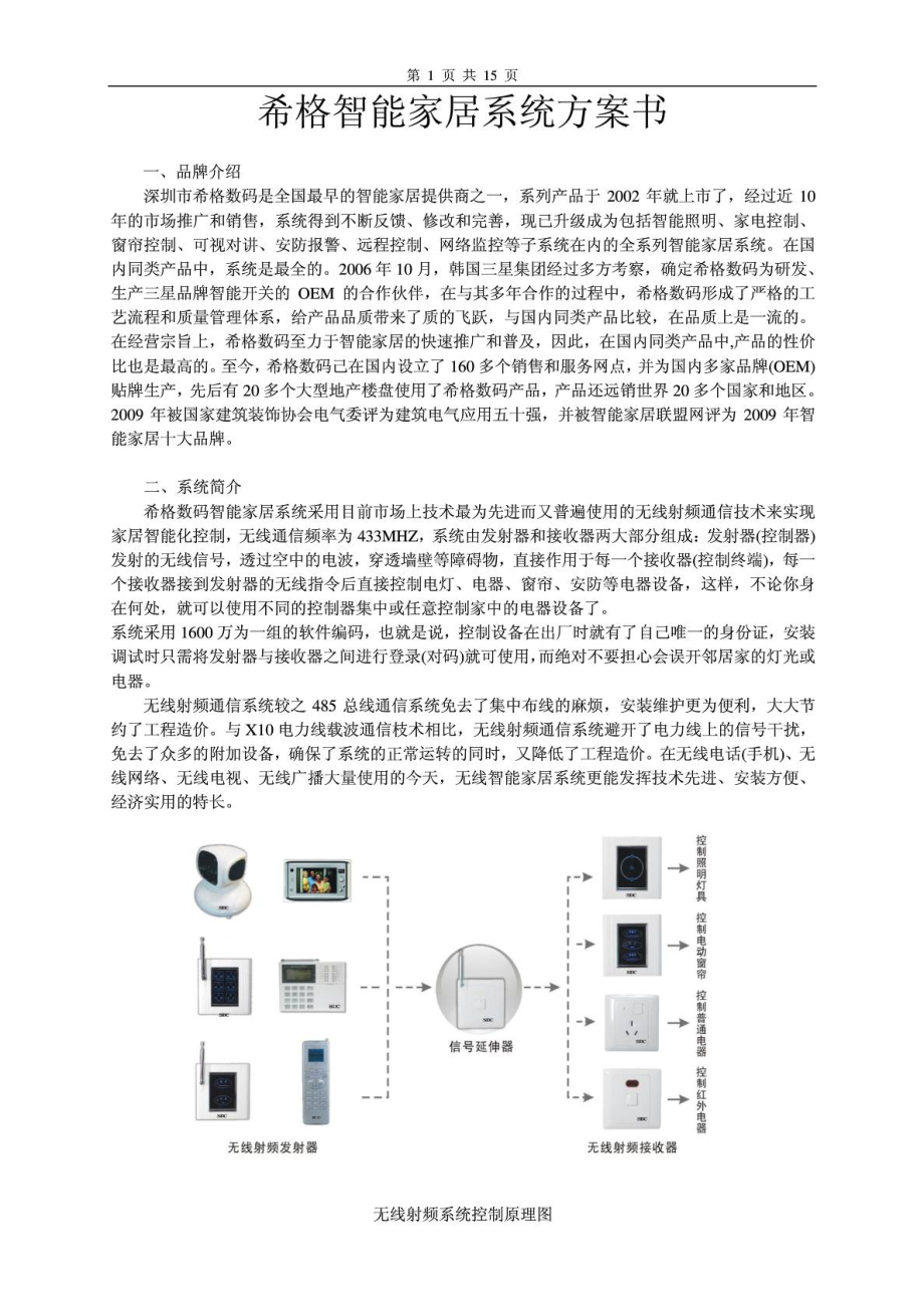 精品希格智能家居系统计划书.doc_第2页