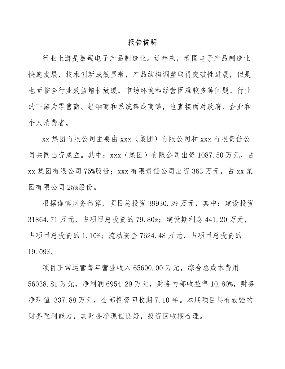 关于成立数码配套产品公司可行性报告.docx_第2页